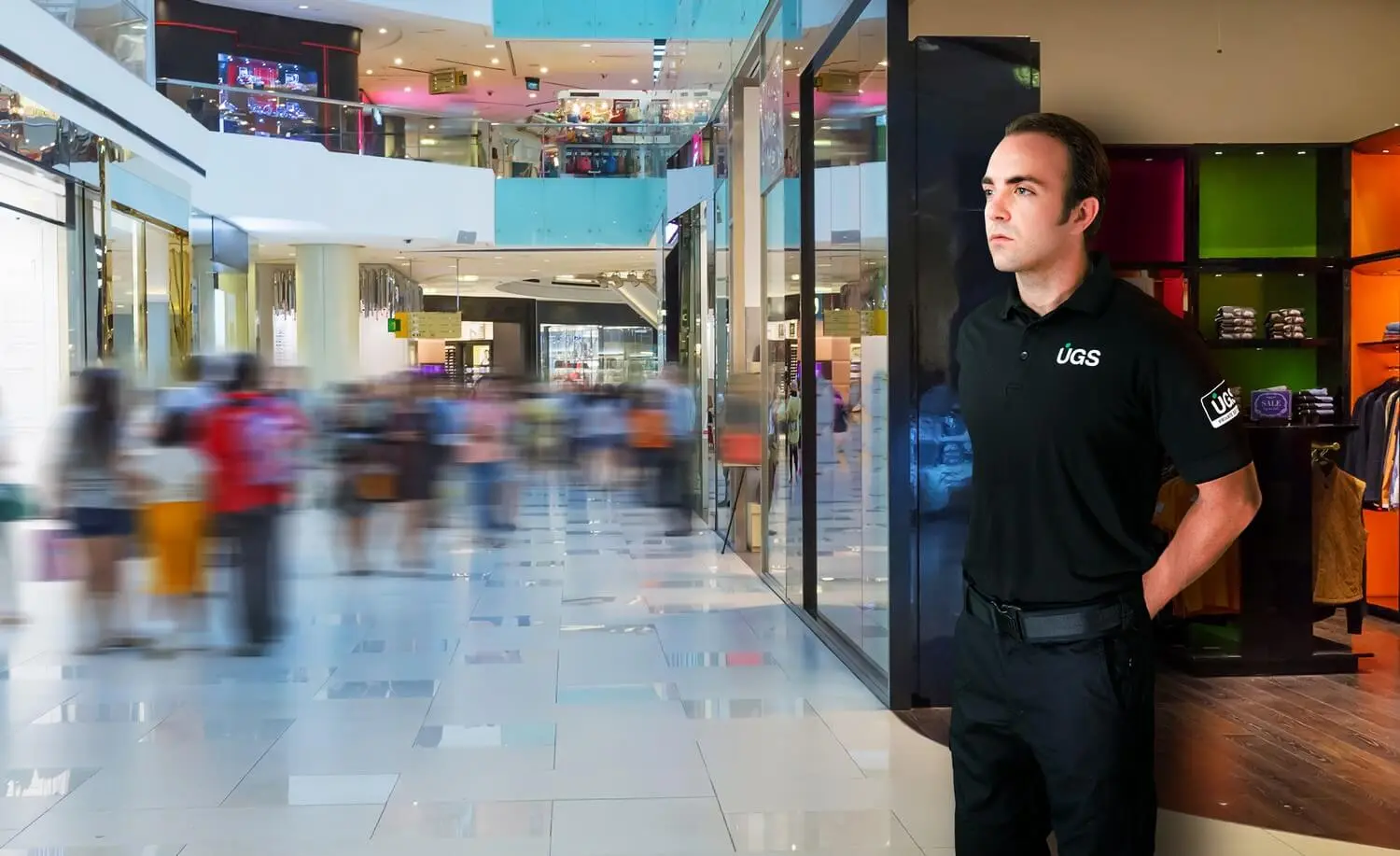 shopping-center security guard